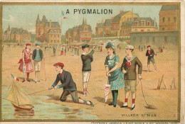 Carte  PYGMALION Grands Magasins De Nouveautés à PARIS . Illustration De VILLERS Sur MER - Visitenkarten
