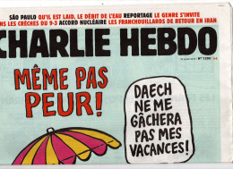 CHARLIE HEBDO N° 1200 Juillet 2015 - Humour