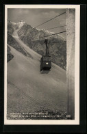 AK Innsbruck, Nordkettenbahn Mit Blick Von Station Seegrube Auf Bergstation  - Kabelbanen