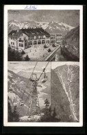 AK Rax, Bergstation, Raxbahn, Strecke  - Funicular Railway