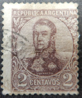 Argentinië Argentinia 1908 1909 (3) General San Martin - Usati