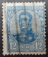 Argentinië Argentinia 1908 1909 (6) General San Martin - Usados