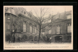 CPA Paris, Ancien Hotel D`Aubray, Rue Charles V  - Bar, Alberghi, Ristoranti