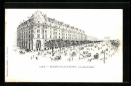 CPA Paris, Élysée-Palace-Hotel  - Cafés, Hoteles, Restaurantes