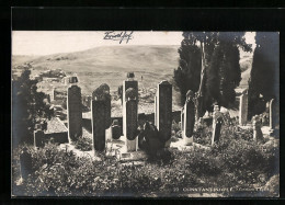 AK Constantinople, Ansicht Vom Friedhof  - Turchia