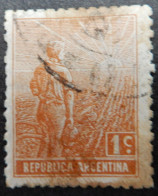 Argentinië Argentinia 1912 1913 (1) Farmer And Rising Sun - Oblitérés