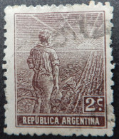 Argentinië Argentinia 1912 1913 (2) Farmer And Rising Sun - Used Stamps