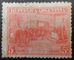 Argentinië Argentinia 1916 (2) The 100th Anniversary Of The Independance - Usati