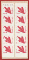 Polynésie Française / Tahiti - Carnet De 10 Timbres - 2009 / "rouge" / N° 413798 - Neuf - Sonstige & Ohne Zuordnung