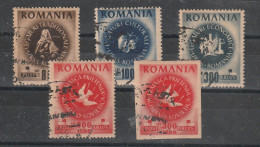 1946 - Amitie Roumano-sovietique Mi 1008A/1011A/B - Gebraucht