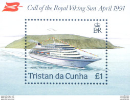 Nave Da Crociera "Royal Viking Sun" 1991. - Tristan Da Cunha
