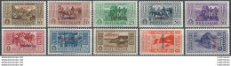 1932 Egeo Scarpanto MNH Sassone N. 17/26 - Andere & Zonder Classificatie