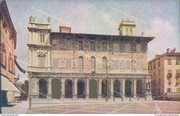 A1791 Cartolina Bergamo Citta' Palazzo Gia' Civico Ora Istituto Tecnico - Bergamo