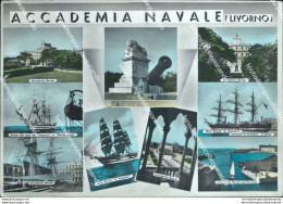 Bo566 Cartolina Accademia Navale Livorno - Livorno