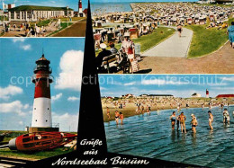 72641437 Buesum Nordseebad Leuchtturm Gaststaette Strand Buesum - Büsum