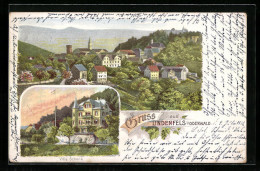 AK Lindenfels I. Odenwald, Villa Schenk Und Panorama  - Odenwald