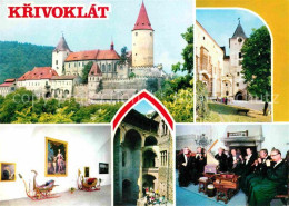 72641349 Krivoklat Burg 13. Jhdt. Musikanten Krivoklat - Czech Republic