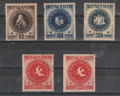 1946 - Amitie Roumano-sovietique Mi 1008A/1011A/B - Used Stamps
