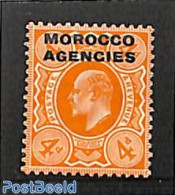 Great Britain 1912 Morocco Agencies 1v, Mint NH - Ongebruikt