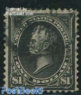 United States Of America 1895 $1, With WM, Type II (round Circle), Used Stamps - Oblitérés