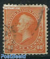 United States Of America 1890 90c, Orange, Used, Used Stamps - Other & Unclassified