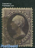 United States Of America 1870 12c Violet, Used, Used Stamps - Oblitérés