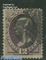 United States Of America 1870 12c, Violet, Used, Used Stamps - Gebruikt