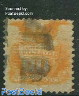 United States Of America 1869 30c Orange, Used, Used Stamps, Nature - Birds - Birds Of Prey - Usati