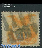 United States Of America 1869 30c Orange, Used, Used Stamps, Nature - Birds - Birds Of Prey - Used Stamps