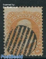United States Of America 1861 30c, Orange, Used, Used Stamps - Gebruikt