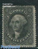 United States Of America 1857 12c, George Washington, Unused Hinged, Unused (hinged) - Ongebruikt