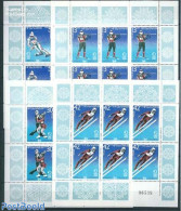 Bulgaria 1984 Olympic Winter Games 4 M/ss, Mint NH, Sport - Olympic Winter Games - Skiing - Neufs