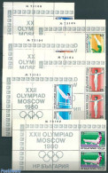 Bulgaria 1979 Olympic Games 2x6v+tabs, Mint NH, Sport - Unused Stamps