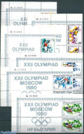 Bulgaria 1979 Olympic Games 2x6v+tabs, Mint NH, Sport - Athletics - Olympic Games - Nuevos