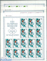 Bulgaria 1979 Olympic Games 6 Sheets, Mint NH, Sport - Athletics - Olympic Games - Unused Stamps