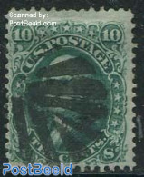 United States Of America 1861 10c, With Grill, Used Stamps - Usados