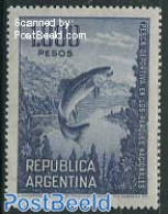 Argentina 1968 1000P With WM, Stamp Out Of Set, Mint NH, Nature - Fish - Ungebraucht
