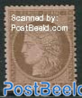 France 1871 10c, (small 10), Stamp Out Of Set, Unused (hinged) - Nuovi