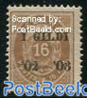 Iceland 1902 16A, Stamp Out Of Set, Unused (hinged) - Nuevos