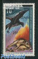 Benin 2008 25F On 10F, Stamp Out Of Set, Mint NH, Nature - Birds - Dogs - Unused Stamps