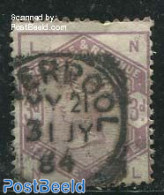 Great Britain 1883 3p, Lilac, Used, Used - Gebruikt