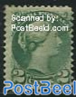 Canada 1870 2c, Bluishgreen, Stamp Out Of Set, Unused (hinged) - Nuevos