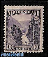 Newfoundland 1923 10c, Stamp Out Of Set, Unused (hinged), Nature - Trees & Forests - Rotary, Lions Club