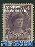 Newfoundland 1897 4c, Stamp Out Of Set, Unused (hinged), History - Kings & Queens (Royalty) - Koniklijke Families