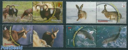 Romania 2013 Animals 4v+tabs, Mint NH, Nature - Animals (others & Mixed) - Fish - Rabbits / Hares - Unused Stamps