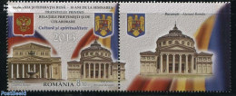 Romania 2013 Co-Operation With Russia 1v+tab, Mint NH, History - Coat Of Arms - Unused Stamps