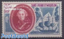 Saint Pierre And Miquelon 1970 25F, Stamp Out Of Set, Mint NH, Transport - Ships And Boats - Boten