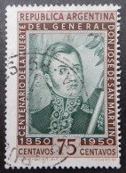 Argentinië Argentinia 1950 (2) The 100th An.  Of The Death Of San Martin - Used Stamps