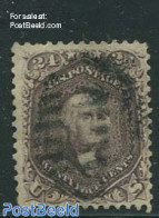 United States Of America 1861 24c Greylilac, Used, Used Stamps - Gebruikt
