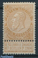 Belgium 1893 50c, Stamp Out Of Set, Unused (hinged) - Ungebraucht